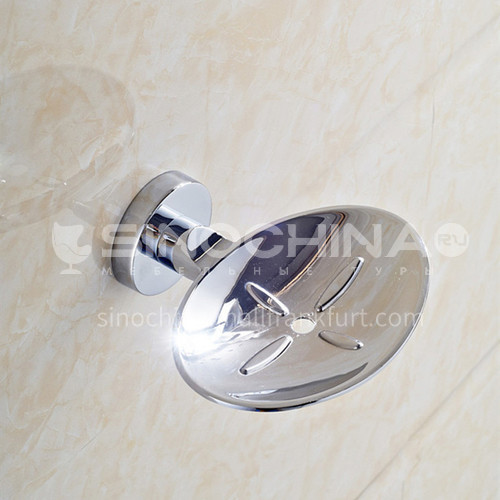 Bathroom silver stainless steel soap dish